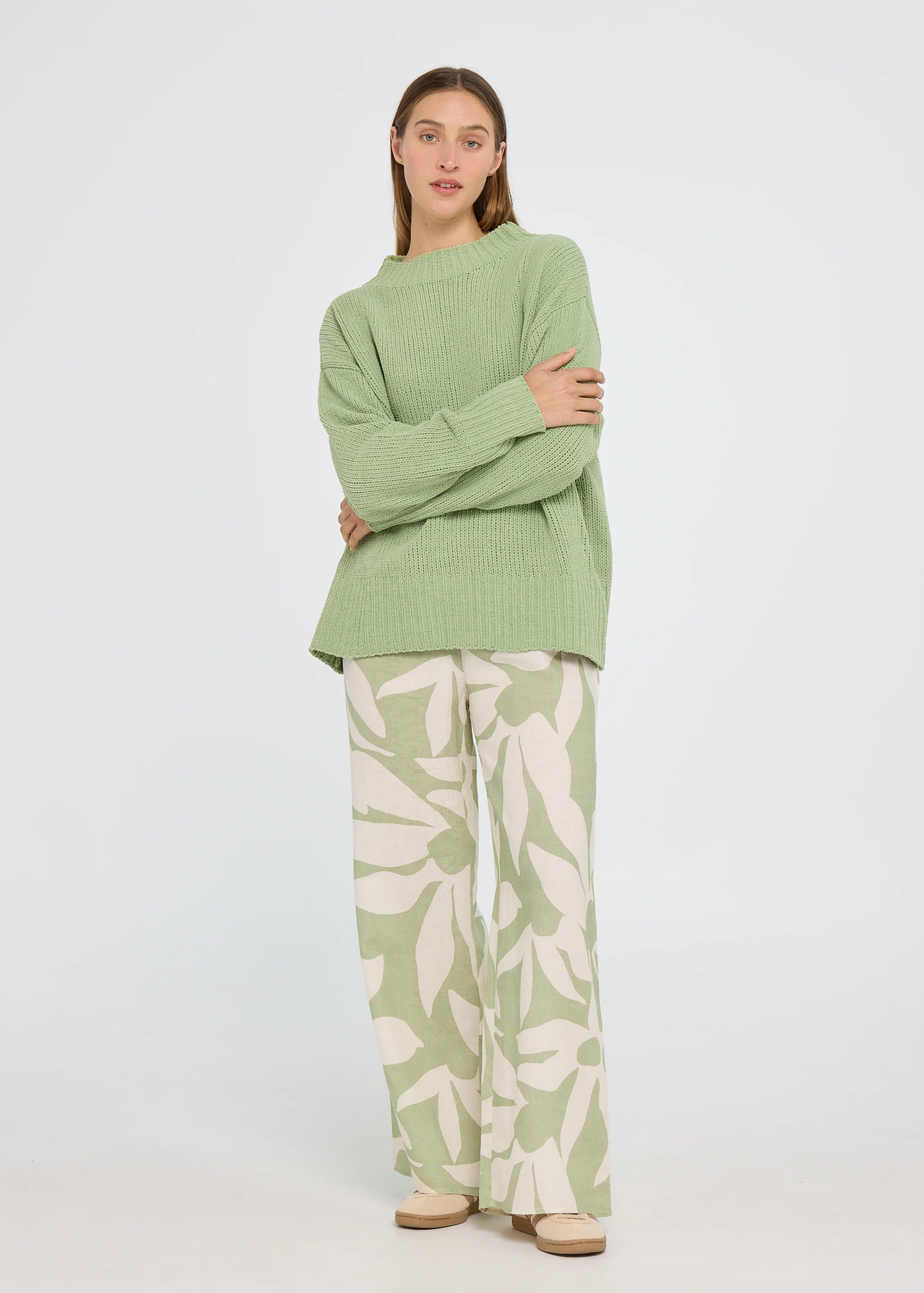 PIPPA Clover Sweater SAGE