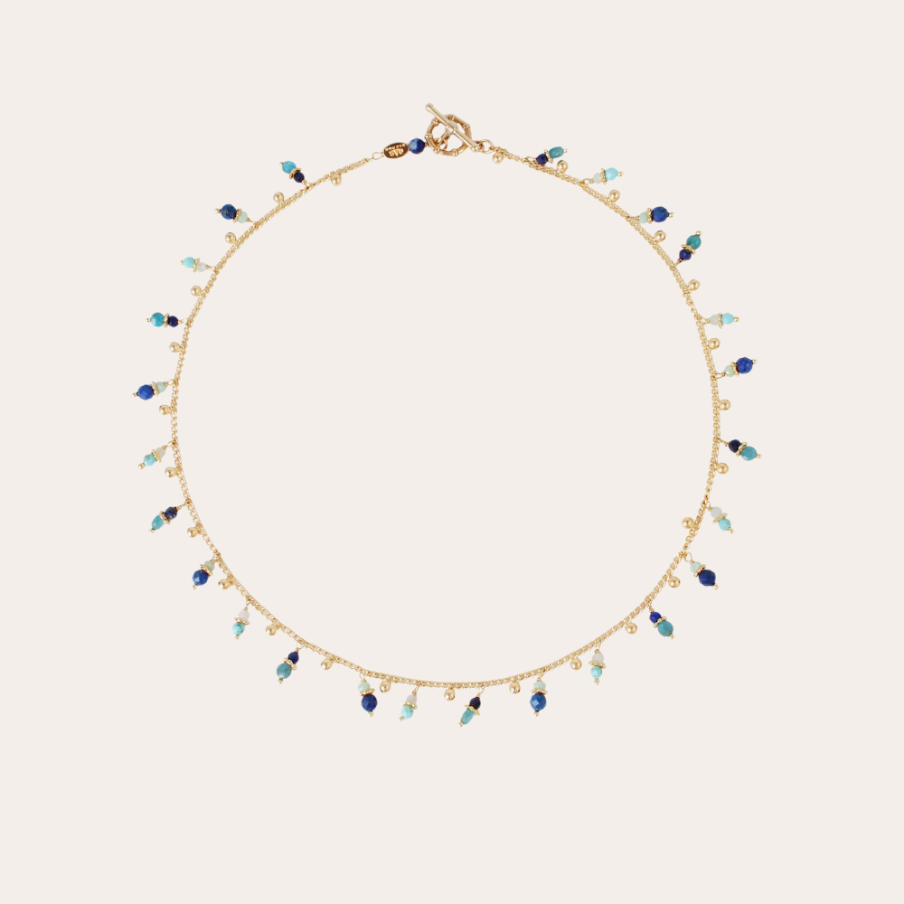 GAS BIJOUX Collier Necklace BLUE
