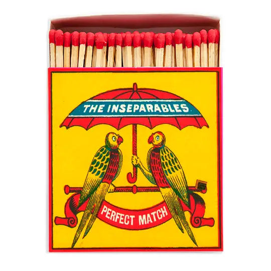 ARCHIVIST Square Box Matches THE INSEPERABLES