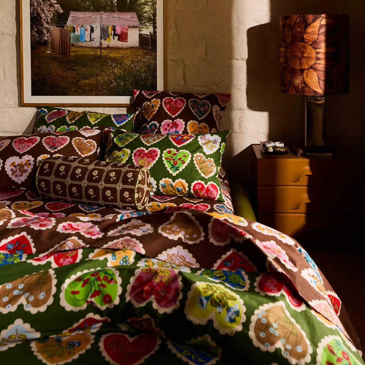 SAGE X CLARE Bonny Jacquard Bolster Cushion