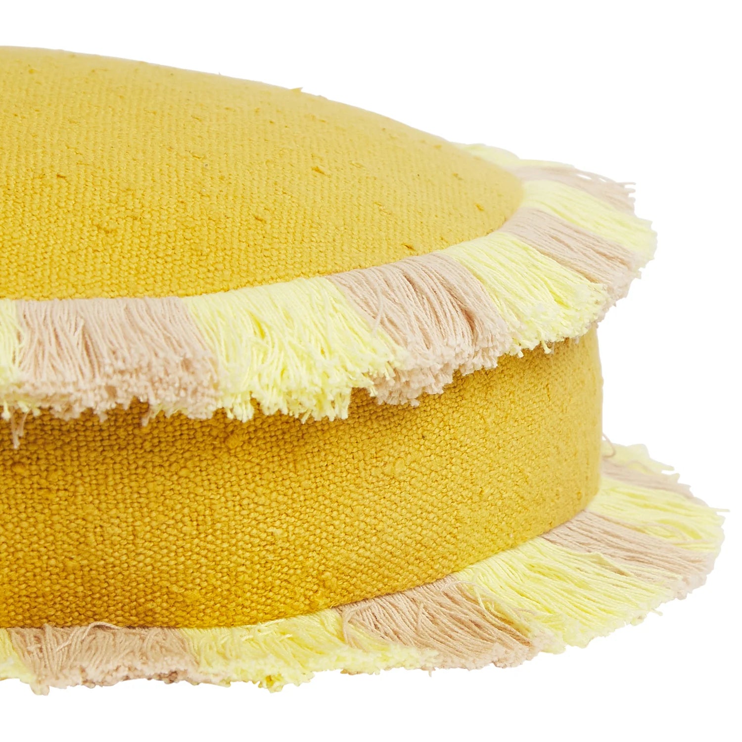 SAGE X CLARE Reese Round Cushion OCHRE
