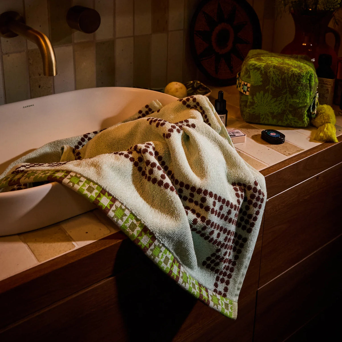 SAGE & CLARE Bonny Hand Towel FLUORITE