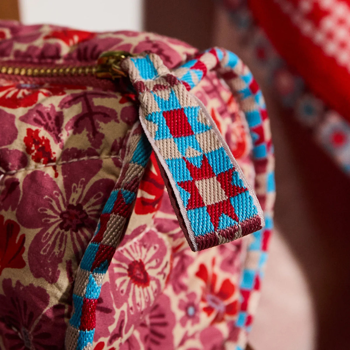 SAGE & CLARE Magnolia Makeup Bag POPPY