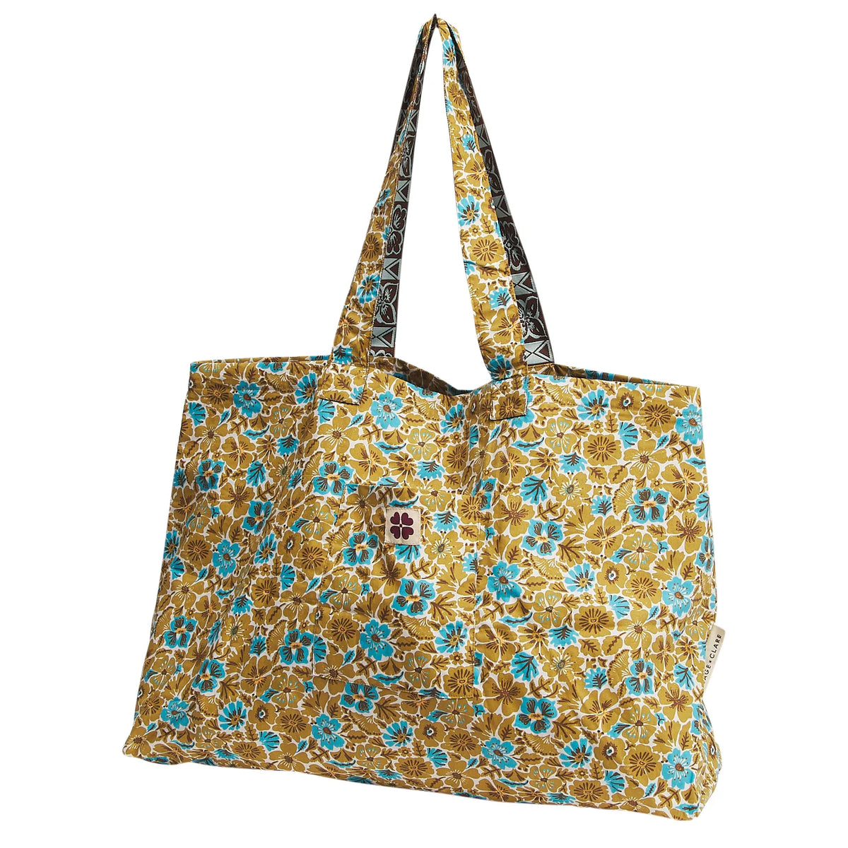 SAGE & CLARE Magnolia Reversible Tote TURQUOISE
