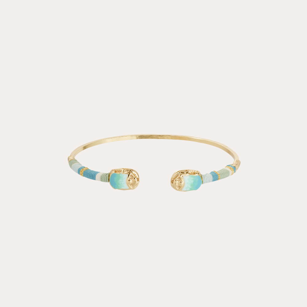 GAS BIJOUX Duality Scara Cuff AQUA
