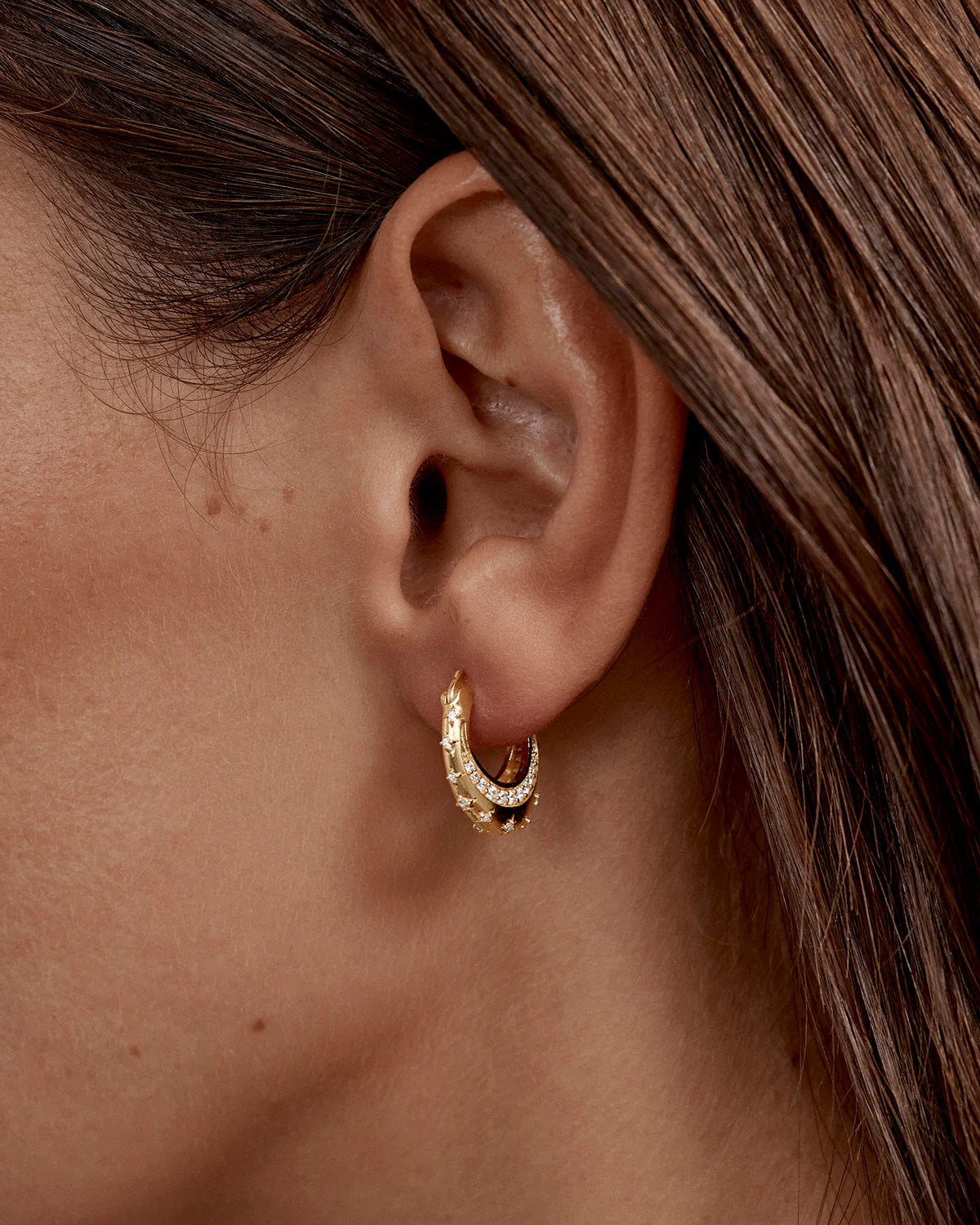 By Charlotte My Moon and Stars Hoops GOLD