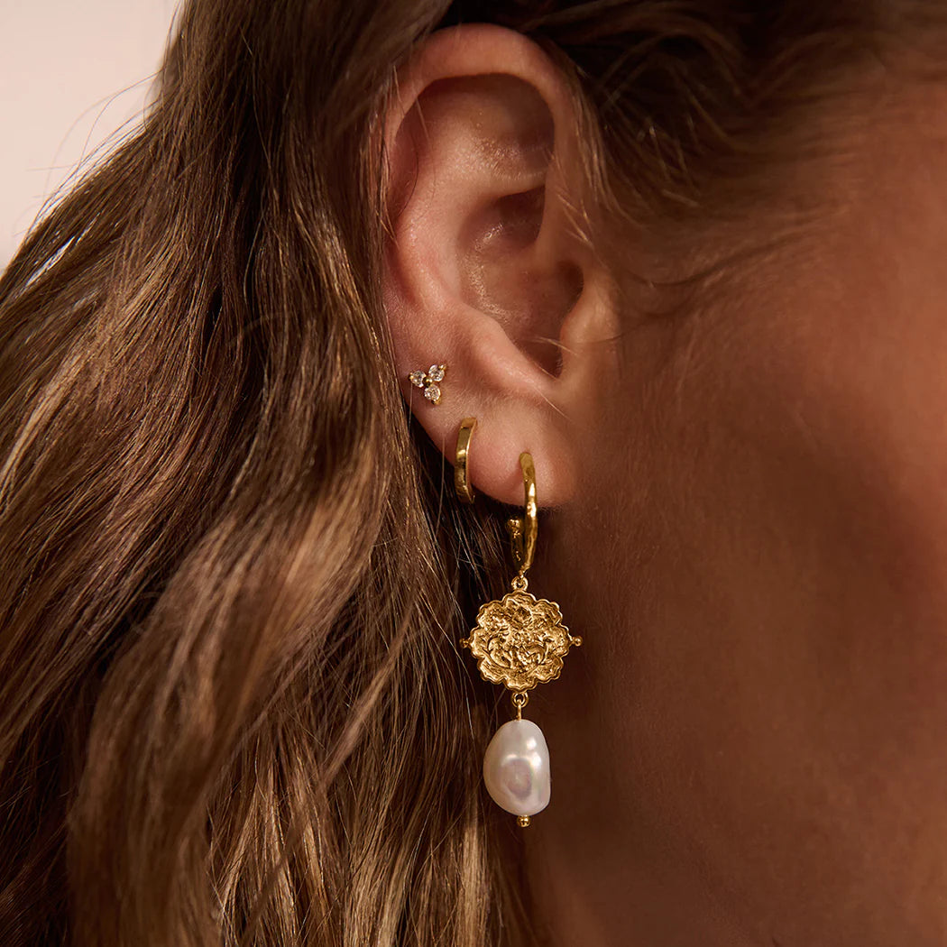 MURKANI Loved Always Pearl Earring GOLD