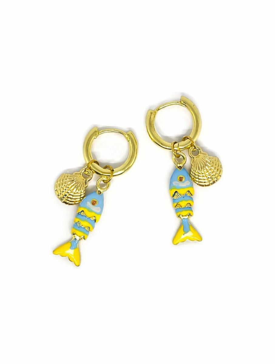 Swimming Fish Huggie BLUE