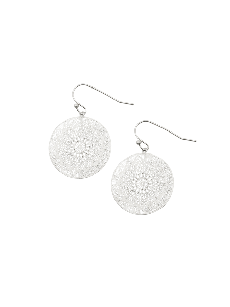 Mini Web Earrings SILVER