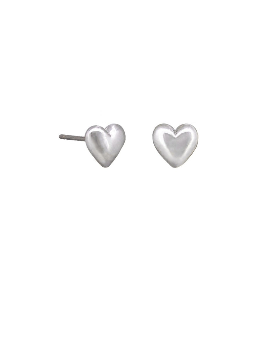 Pixie Heart Stud Earring SILVER