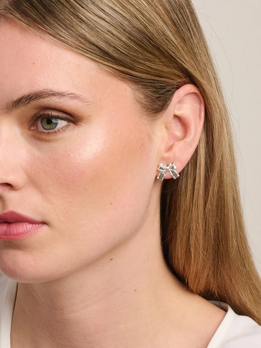 Tiger Tree Pollyanna Bow Studs SILVER