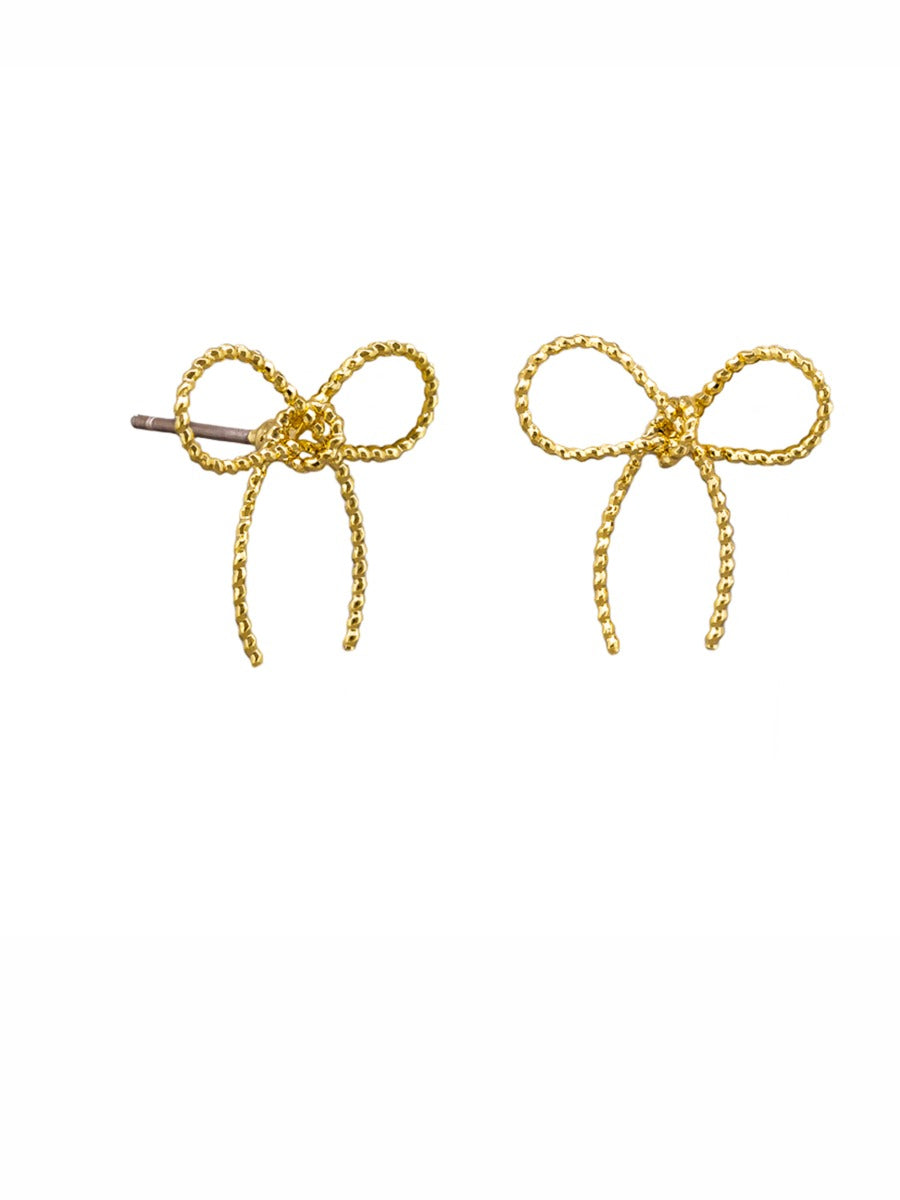 Florence Bow Earrings GOLD
