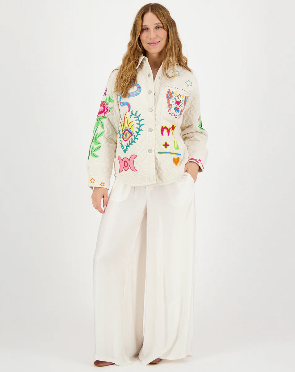 ME369 Annie Wide Leg Pant SAND