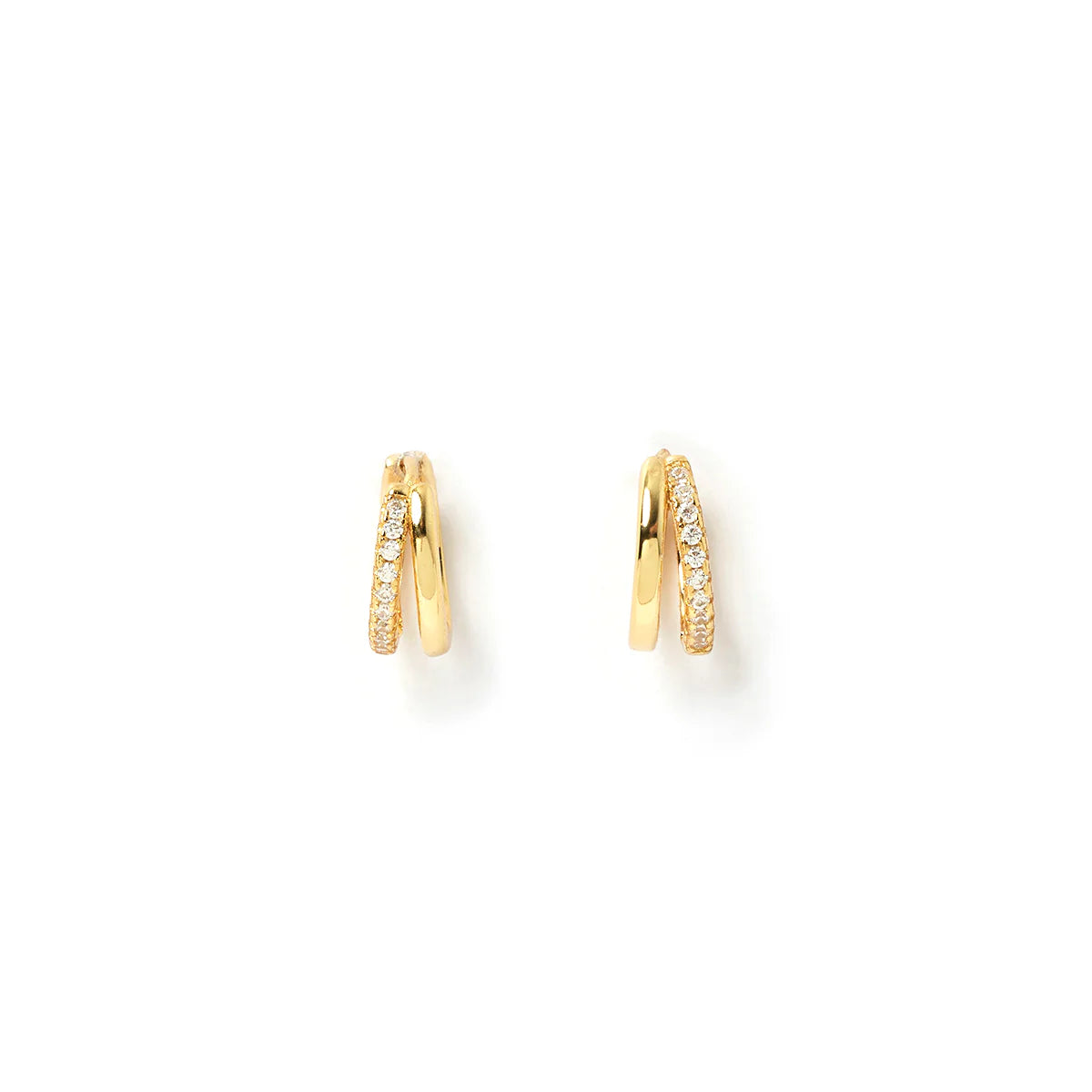 Arms of Eve Winnie Zircon Earrings Large GOLD