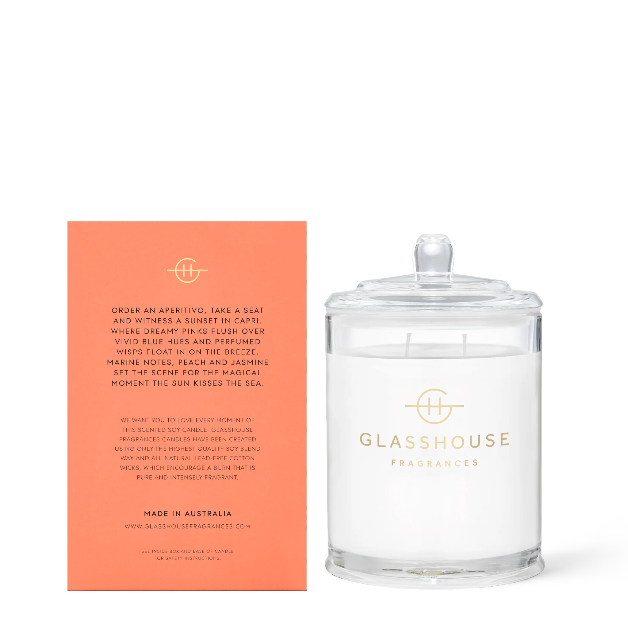 GF 380g Candle SUNSETS IN CAPRI