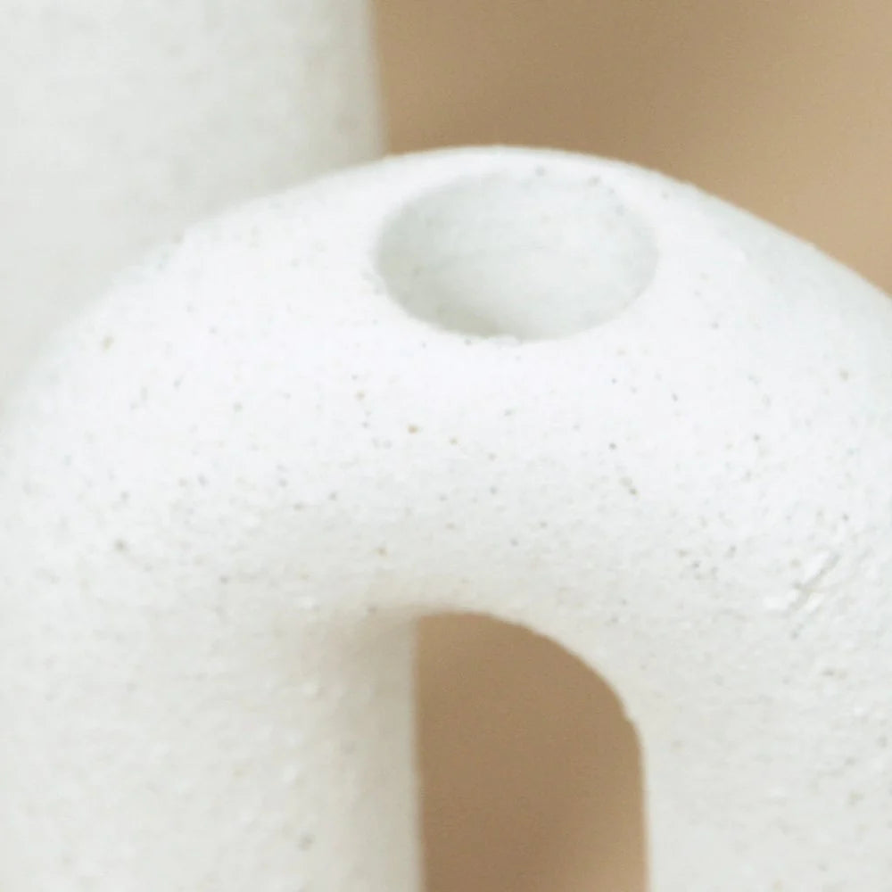 INDIGO LOVE Halley Candlestand Medium WHITE