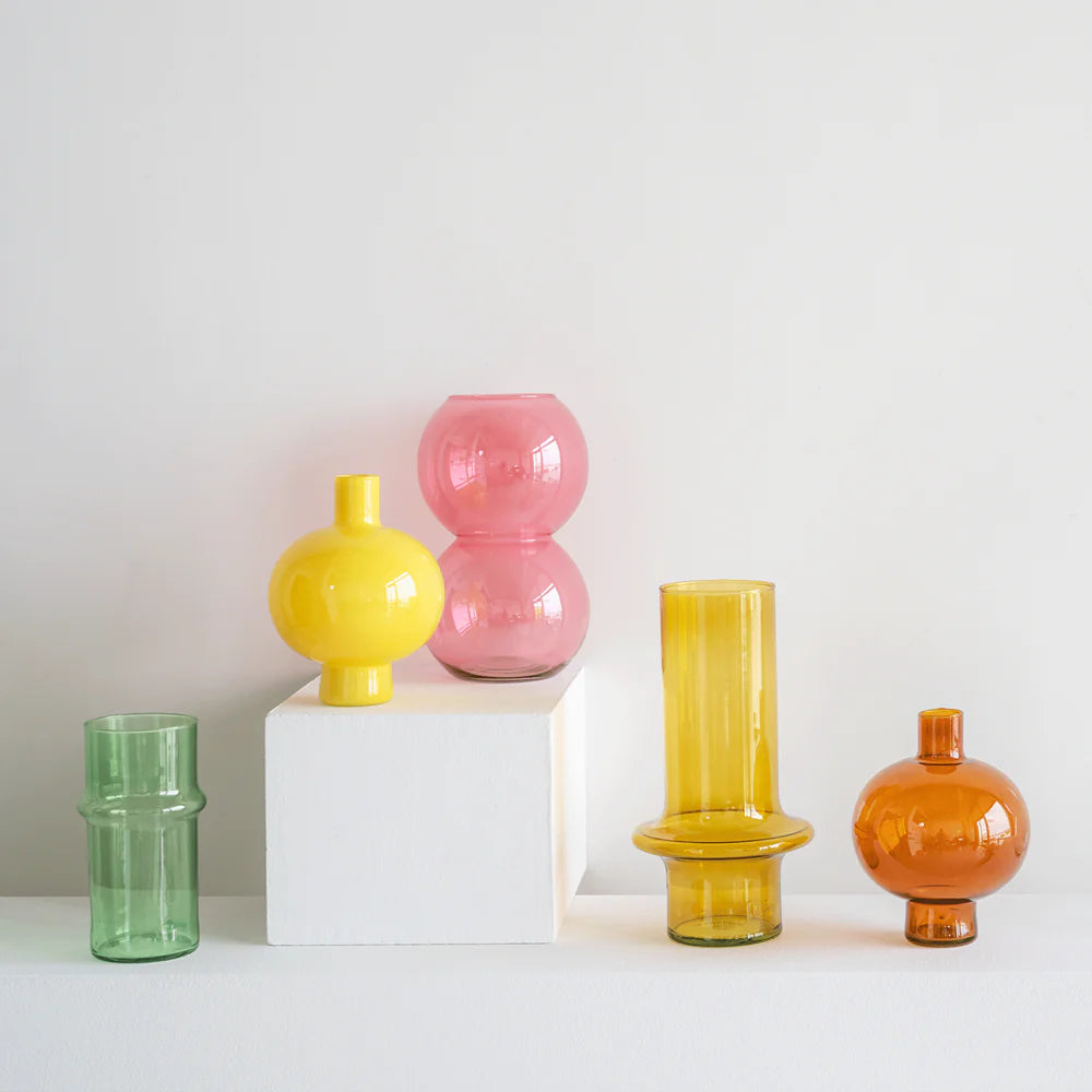 FRENCH BAZAAR Urban Nature Round Vase SUNNY