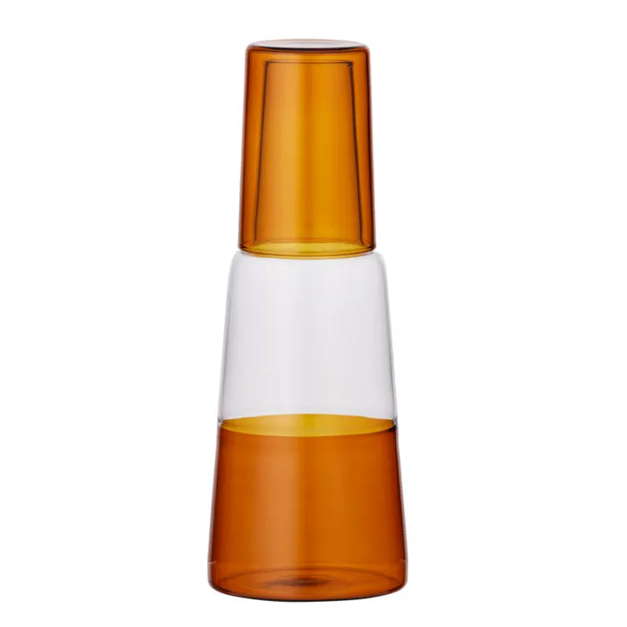 Blyton Carafe & Glass AMBER