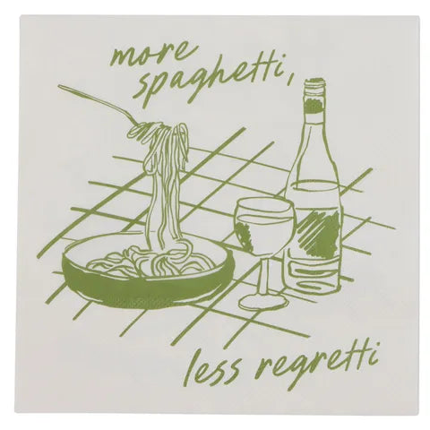 More Spaghetti Napkins 20pk