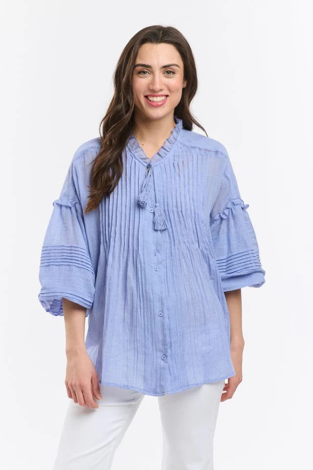 ITALIAN STAR Angelica Shirt AZURE