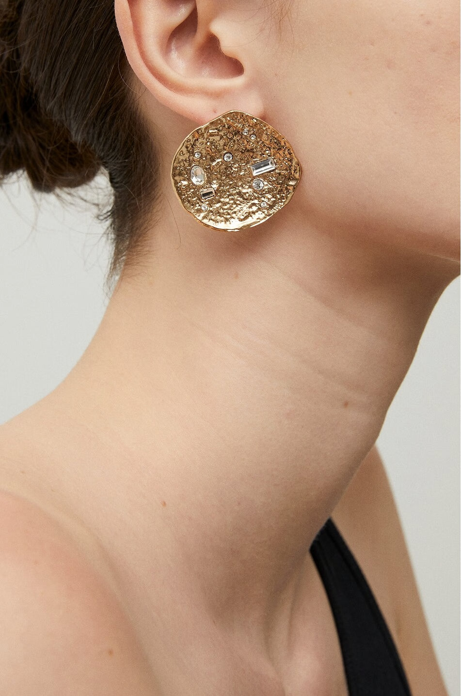 GAS BIJOUX Eclipse Moon Stud Earring