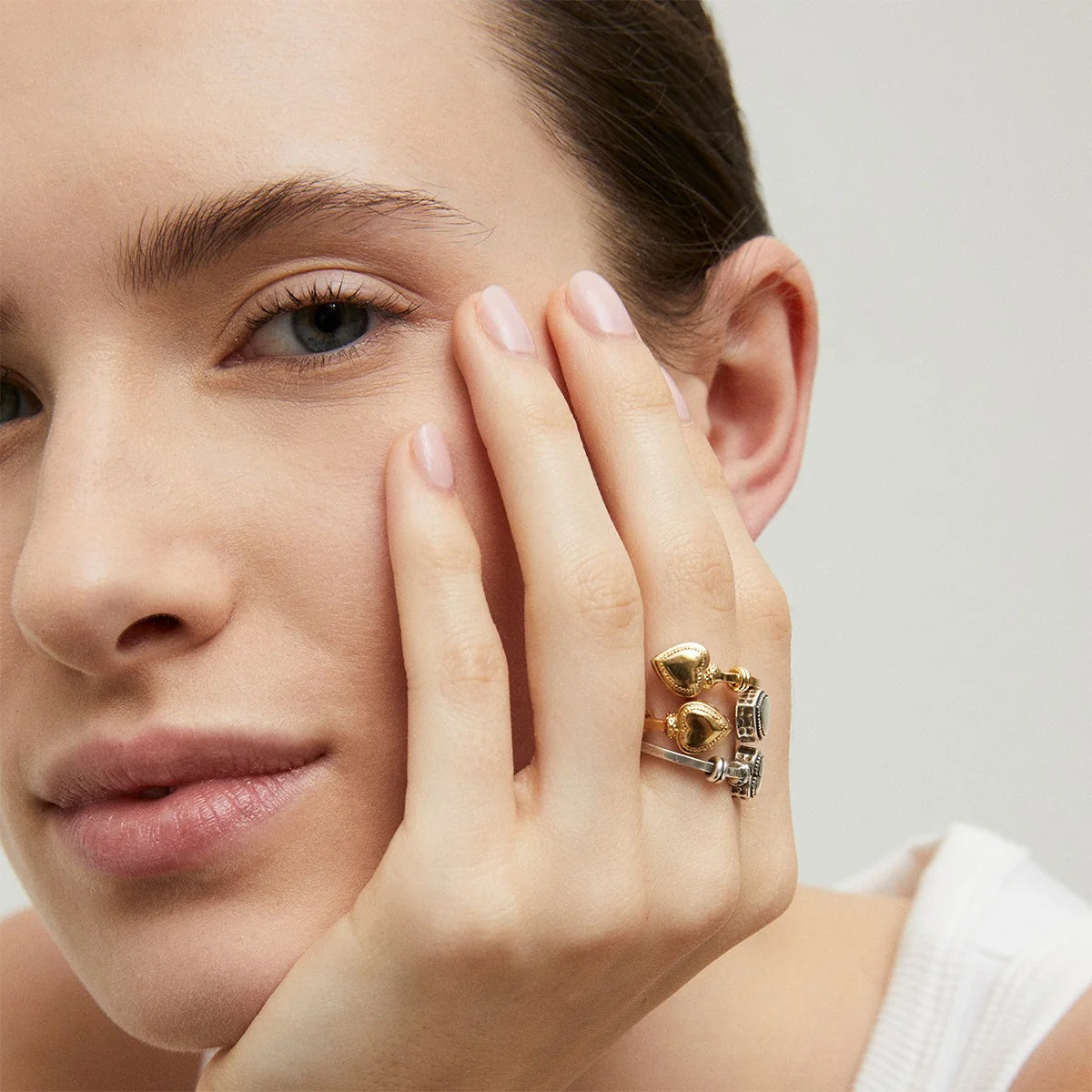 GAS BIJOUX Amore Ring CRYSTAL