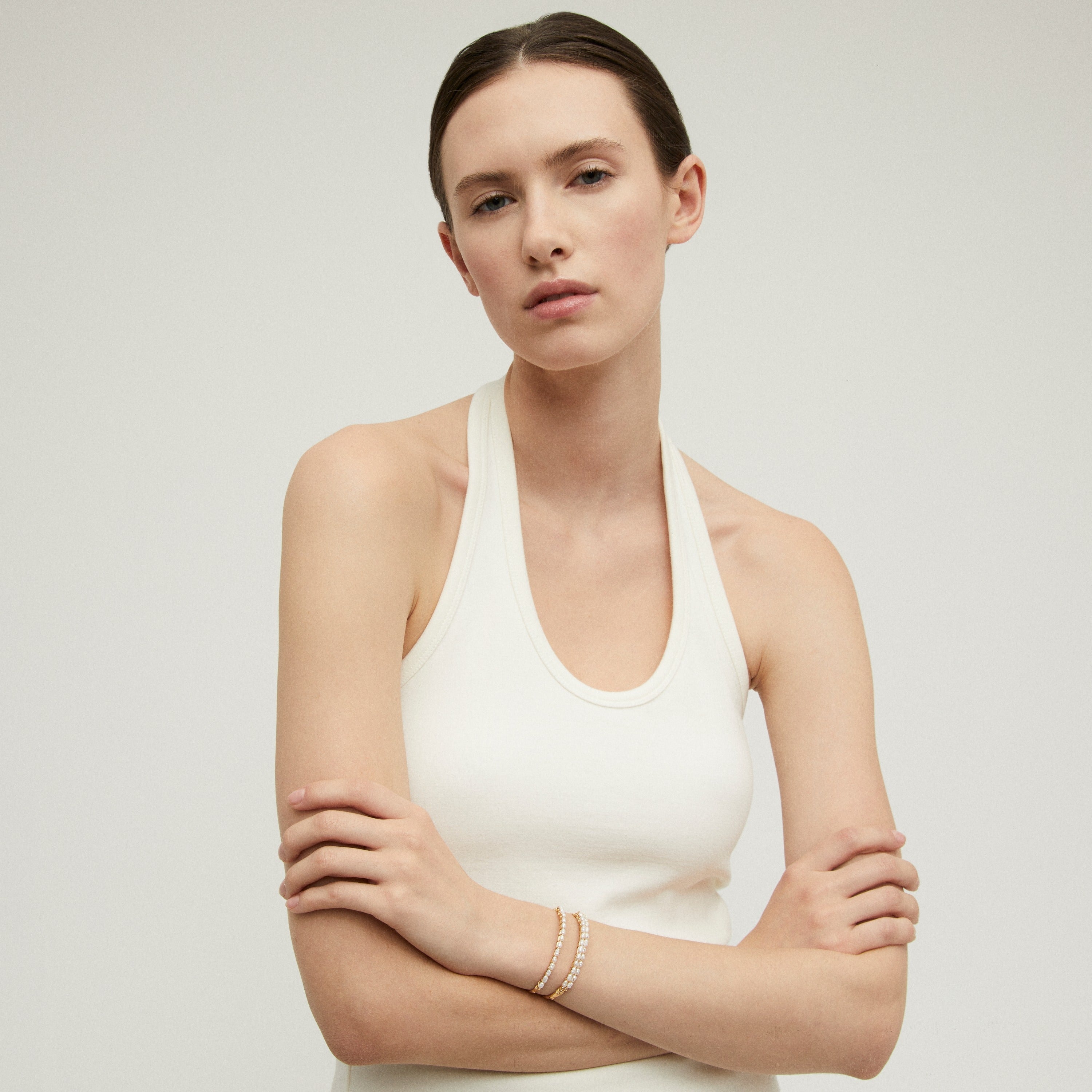 GAS BIJOUX Lyre Cuff PEARLS