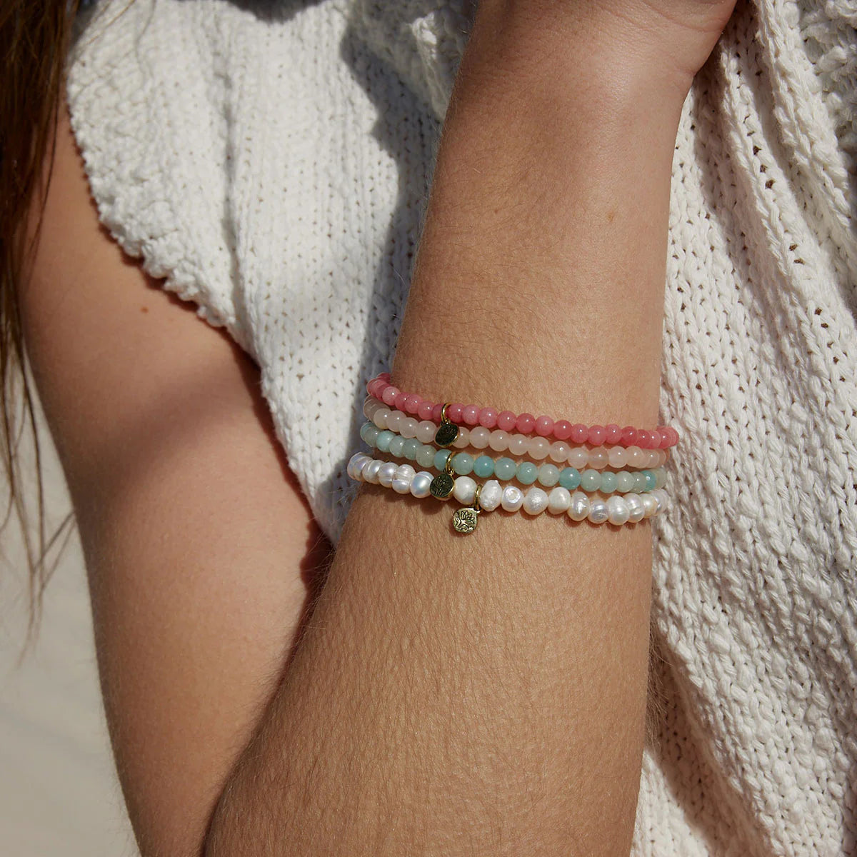 PALAS Healing Gem Bracelet ROSE QUARTZ