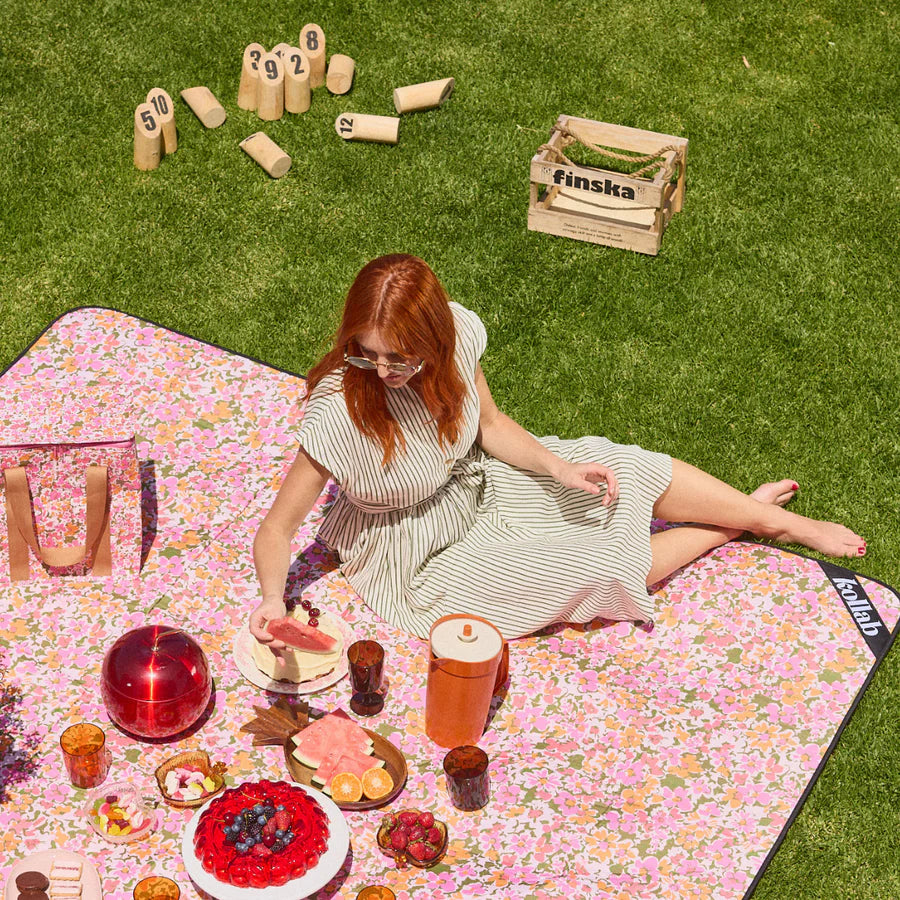 KOLLAB Picnic Mat GARDEN SPRITZ