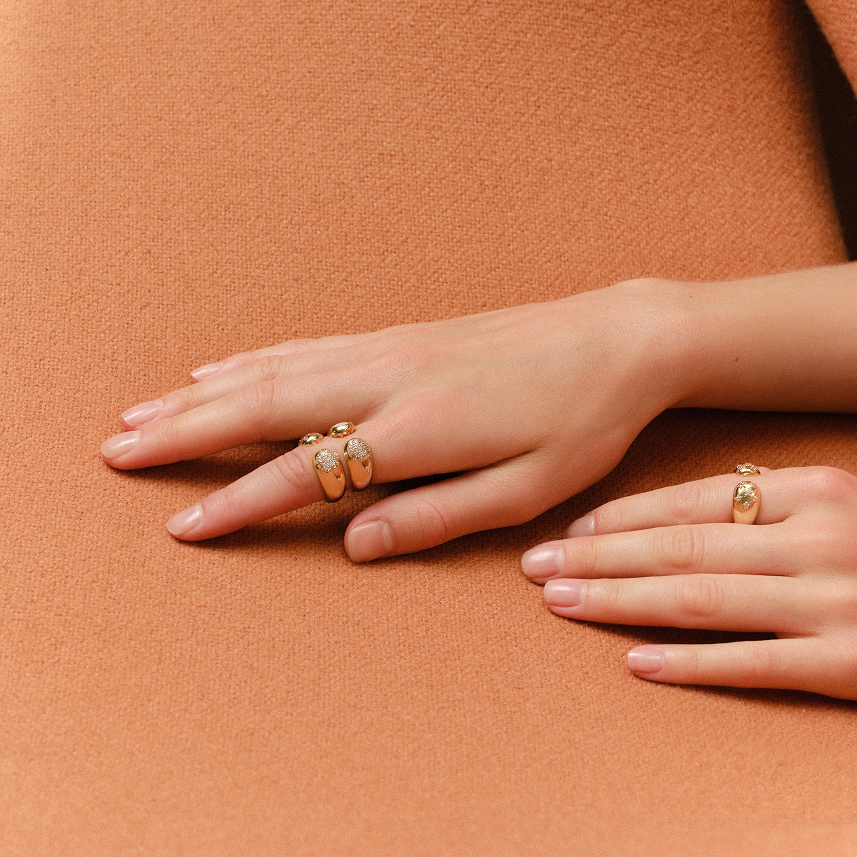 GAS BIJOUX Saint Germain Comet Ring GOLD