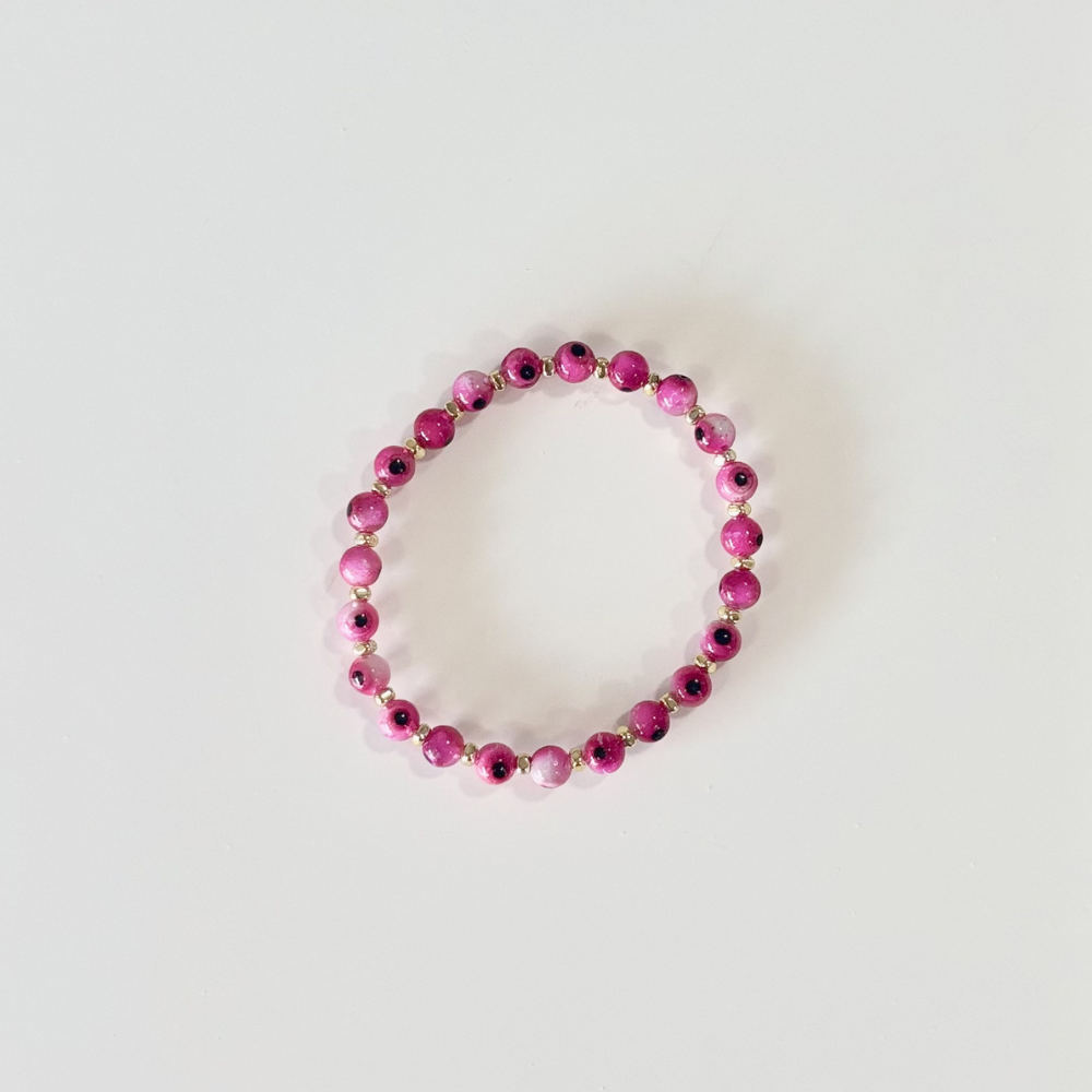 HEI TAI Protection Bracelet HOT PINK & GOLD