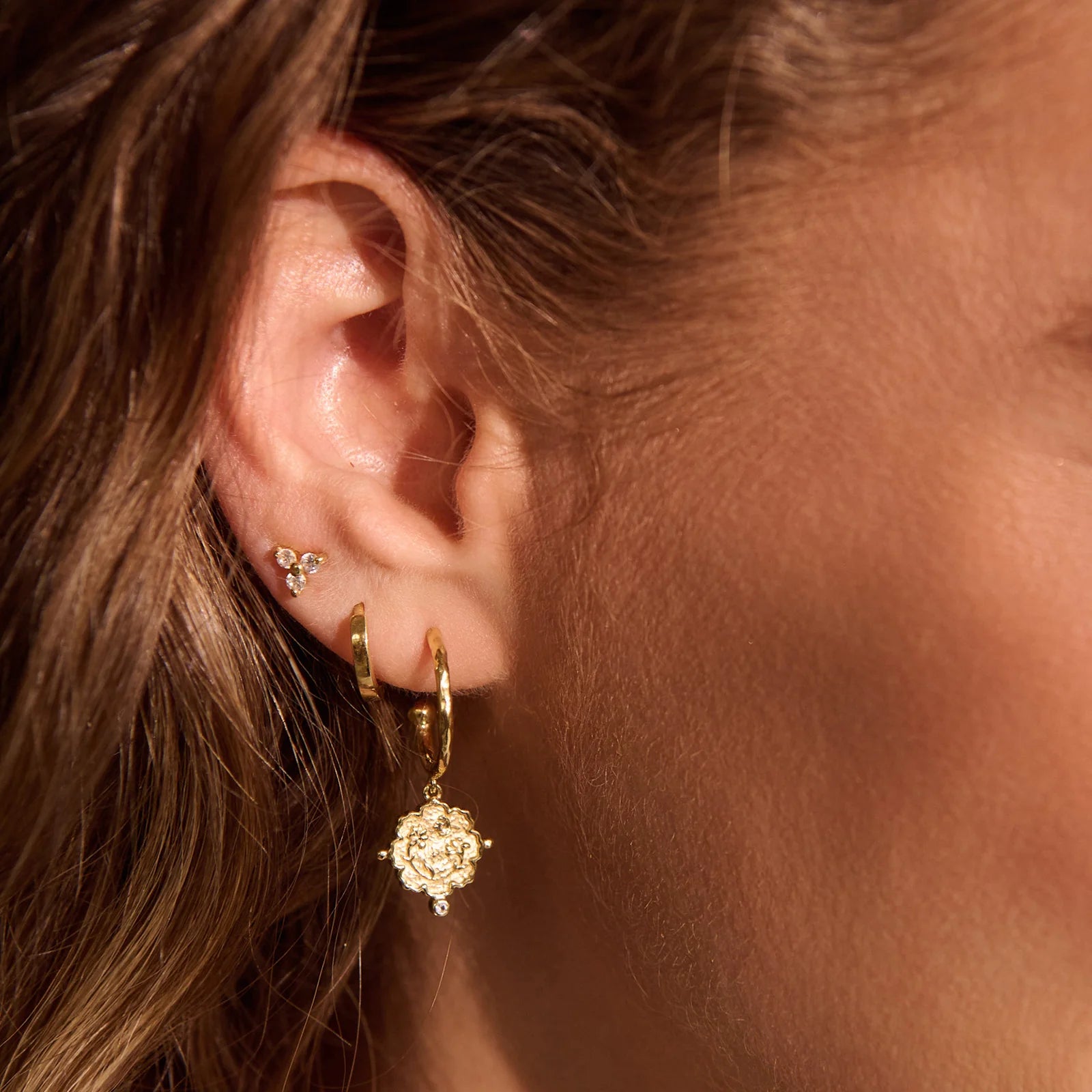 MURKANI Loved Always Hoop Earring GOLD