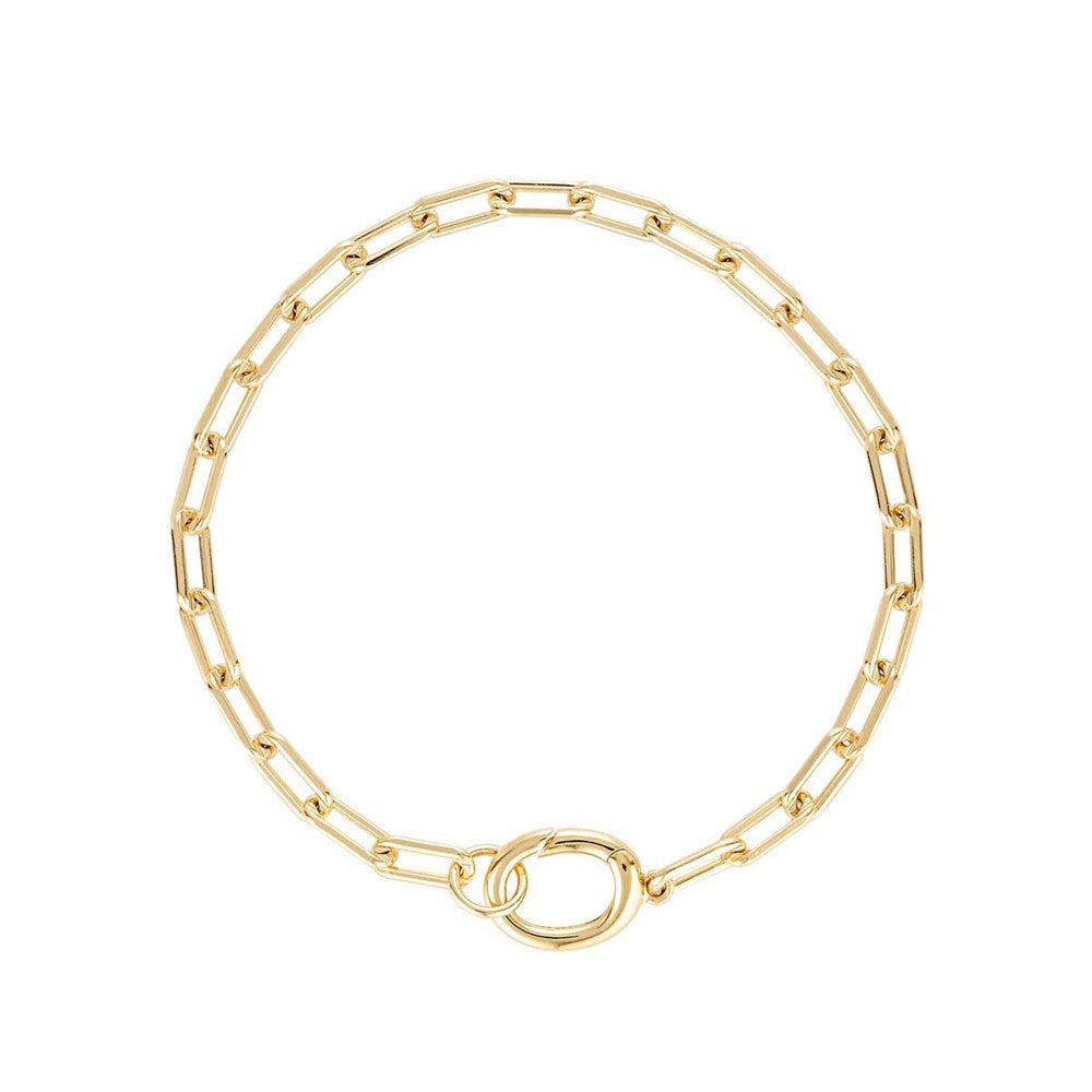 LINDA Paperclip Bracelet GOLD