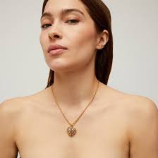 GAS BIJOUX Coracao Heart Necklace GOLD