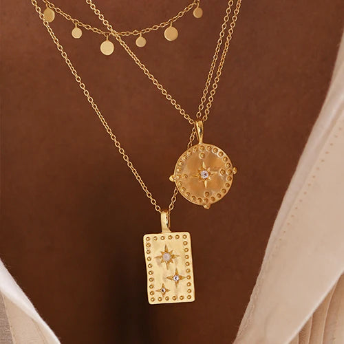 MURKANI Into the Light Pendant Necklace GOLD