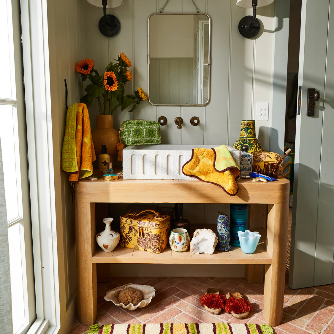 SAGE X CLARE Gabriella Beauty Bag