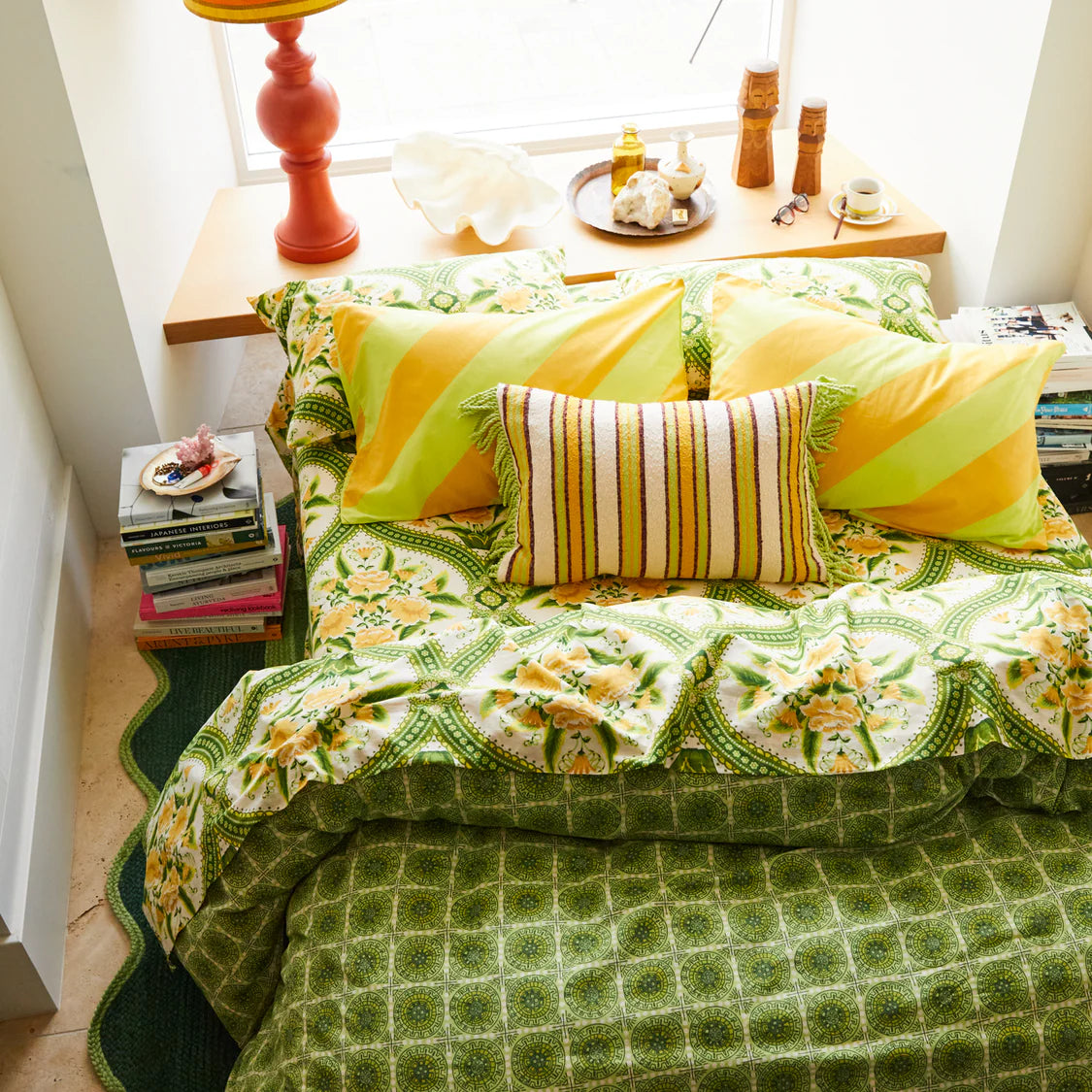 SAGE X CLARE Selene Woven Cushion Dune