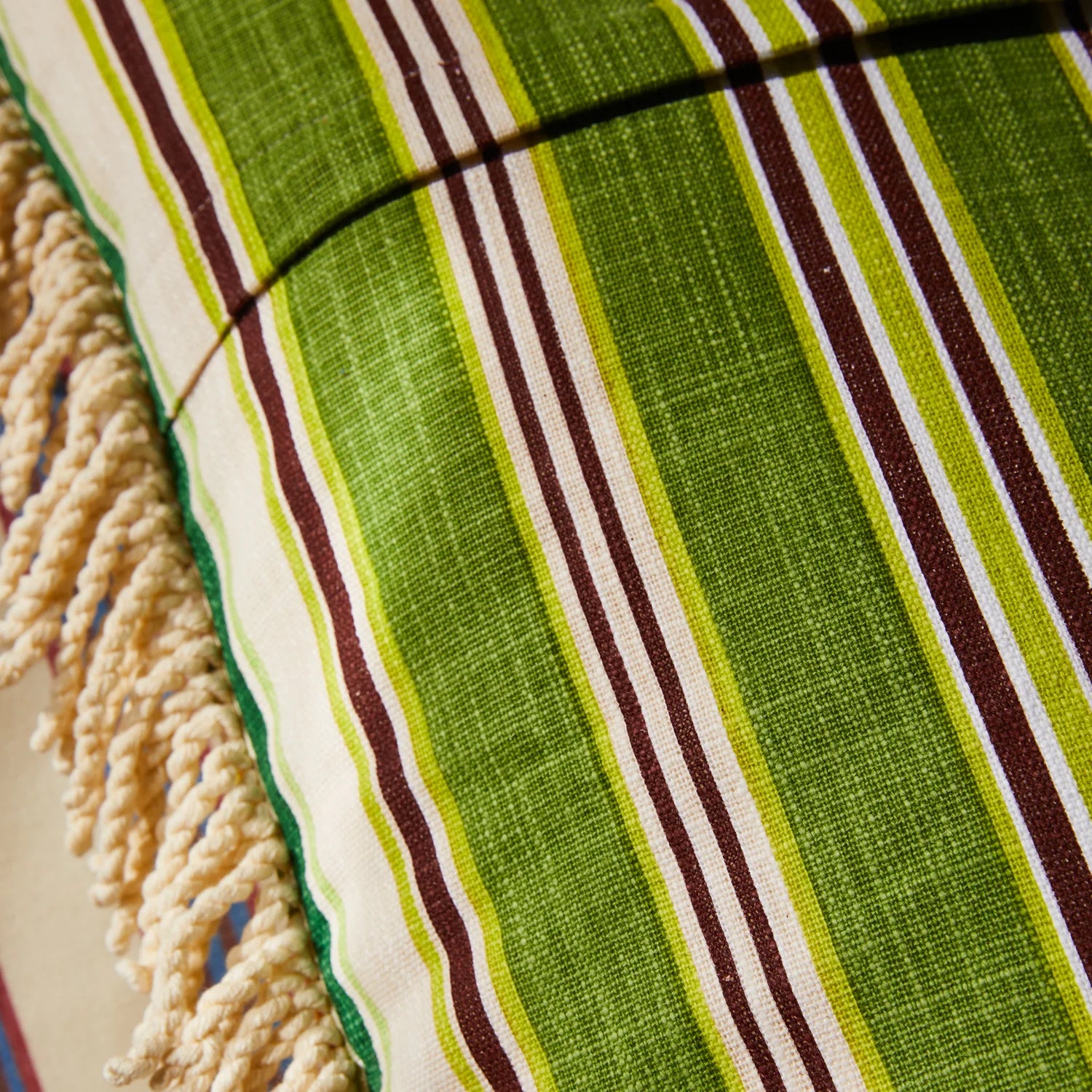 SAGE X CLARE Margaret Fringe Cushion La Palma