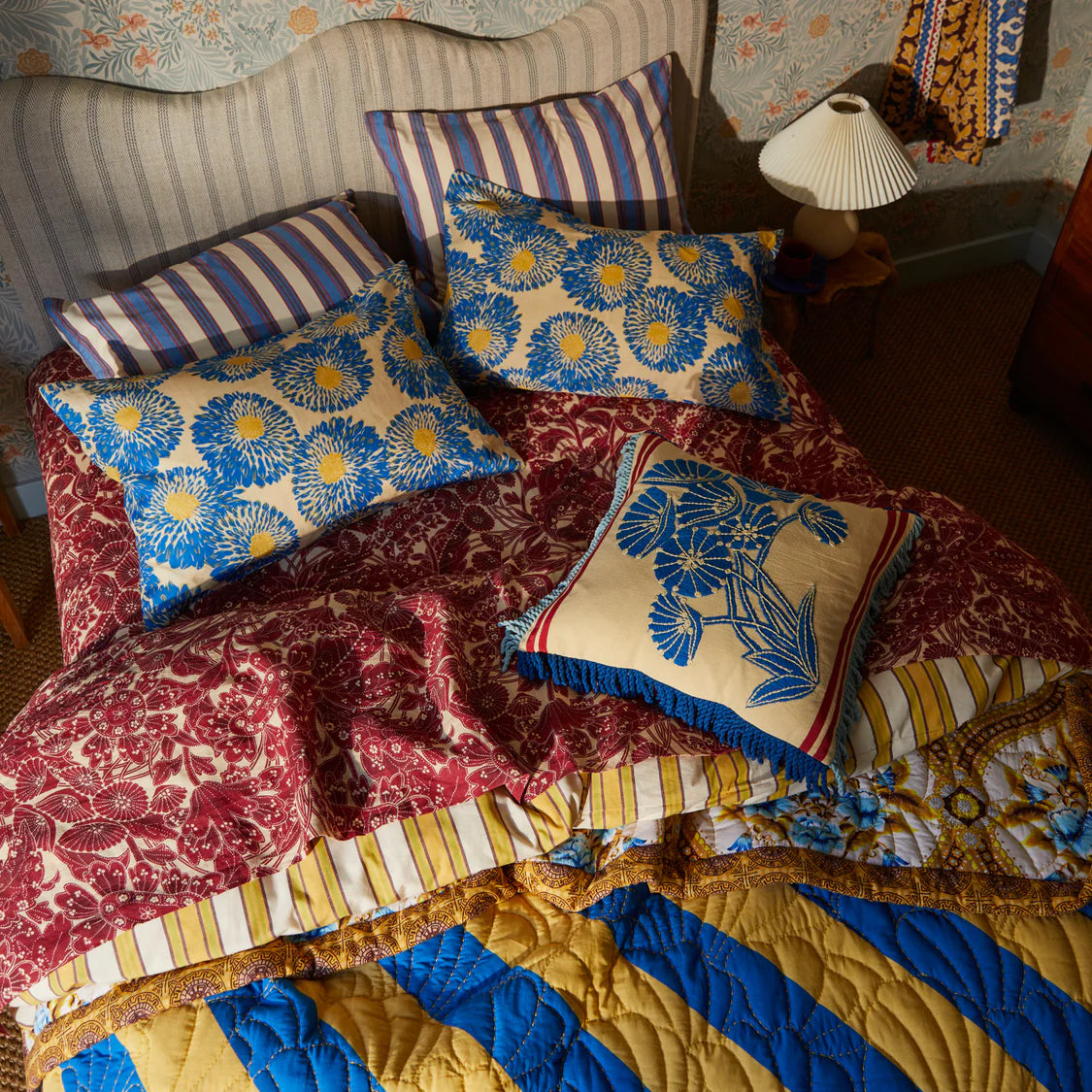 SAGE X CLARE Emilia Embroidered Cushion