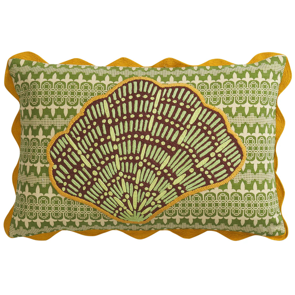 SAGE X CLARE Esme Embroidered Cushion