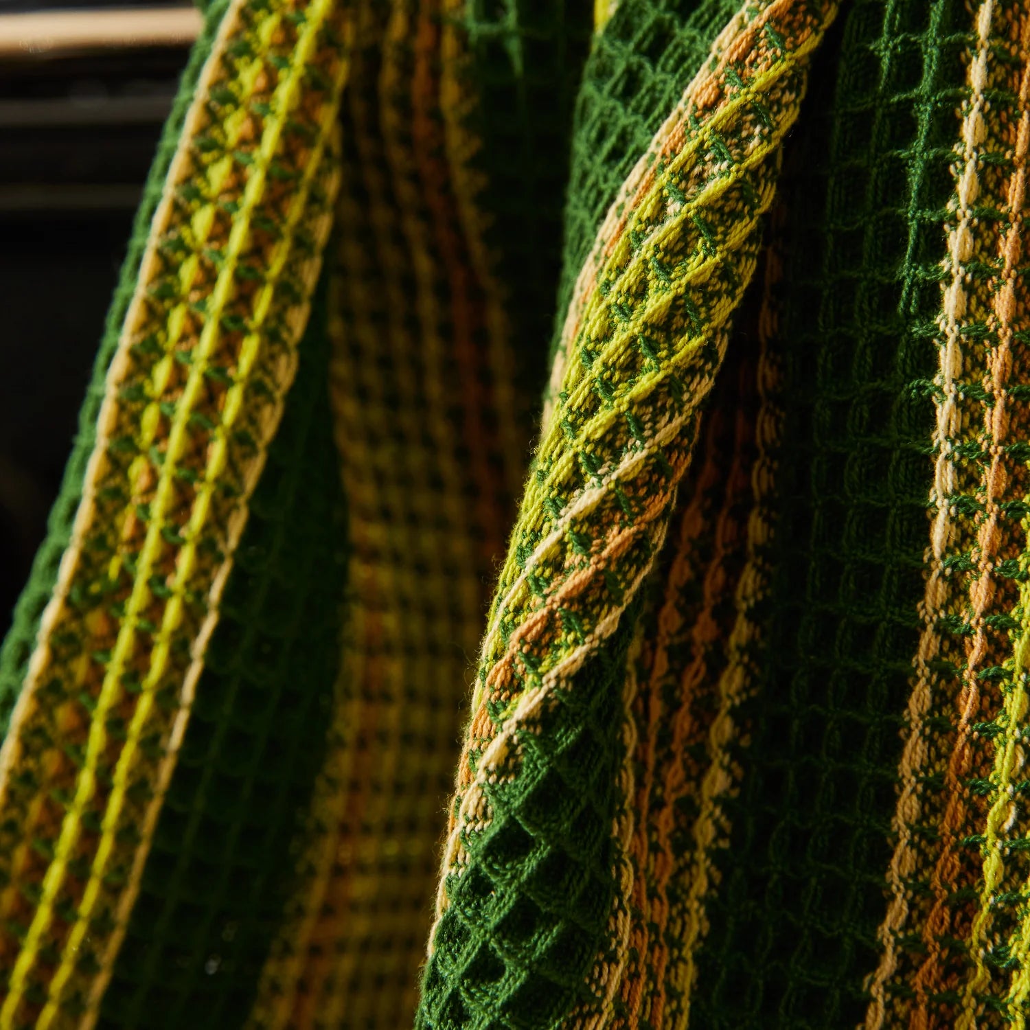 SAGE X CLARE Selene Stripe Tea Towel ANISE