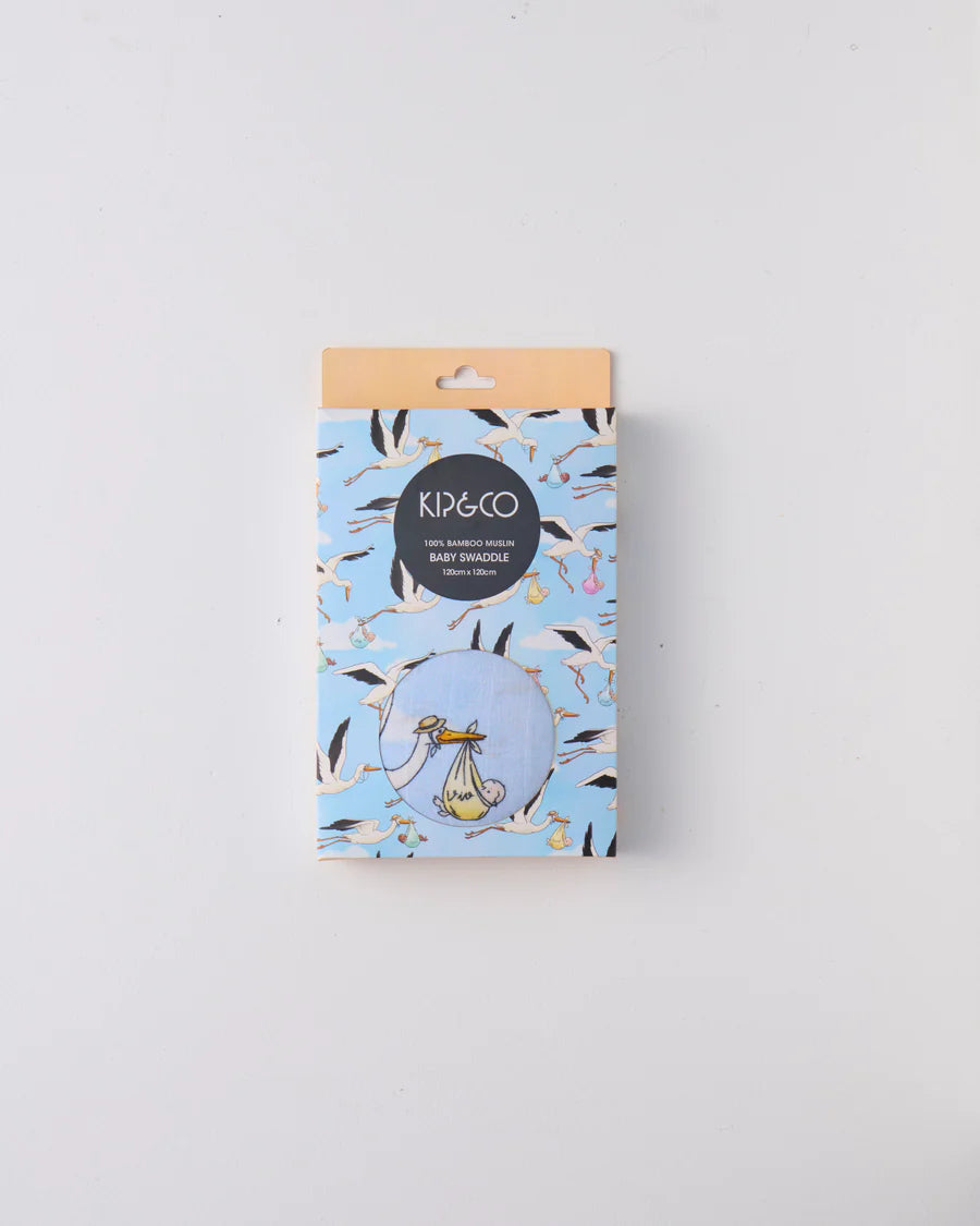 KIP & CO Bamboo Swaddle SPECIAL DELIVERY