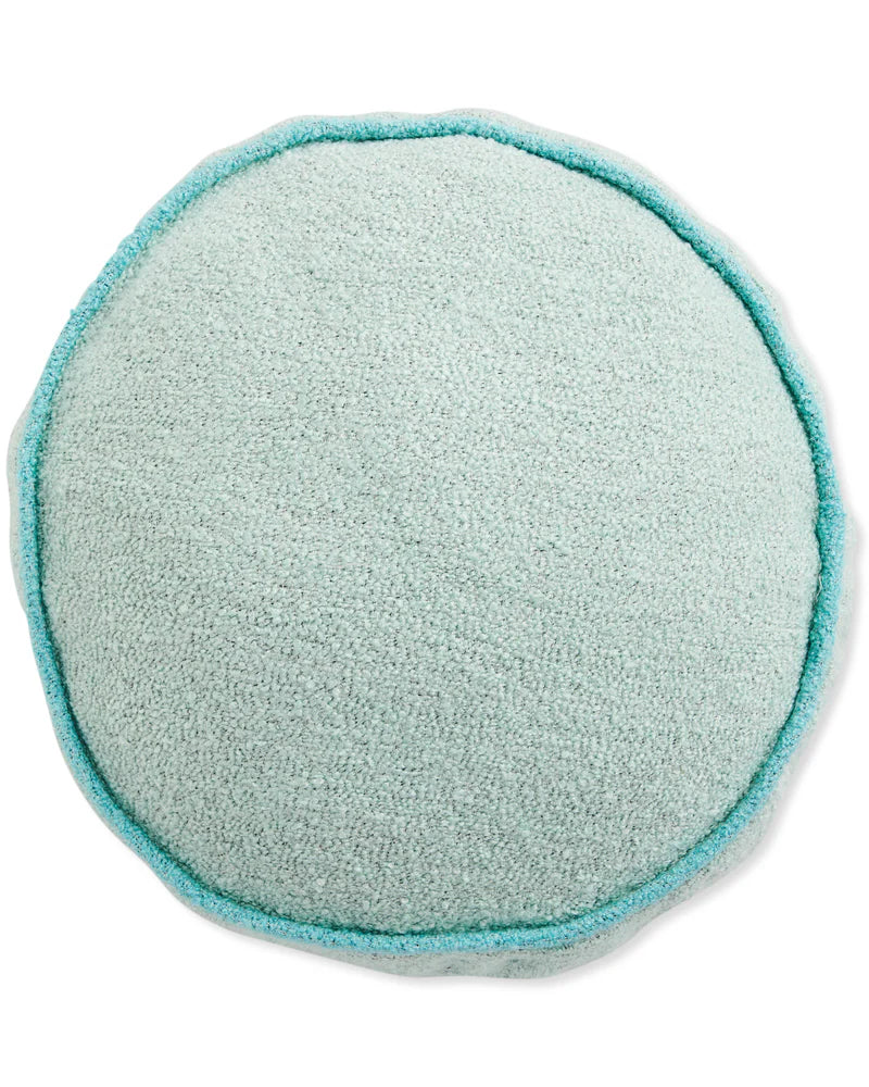 KIP & CO Boucle Cushion Round OCEANIC