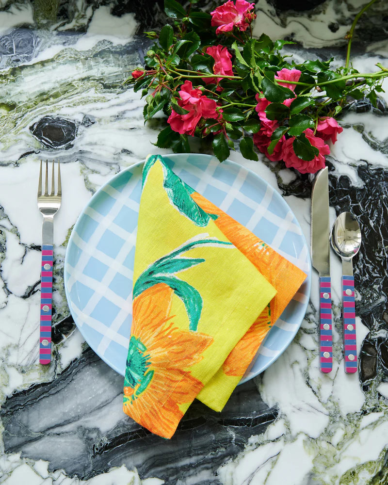 KIP & CO Linen Napkin Set 4 PASSIONA