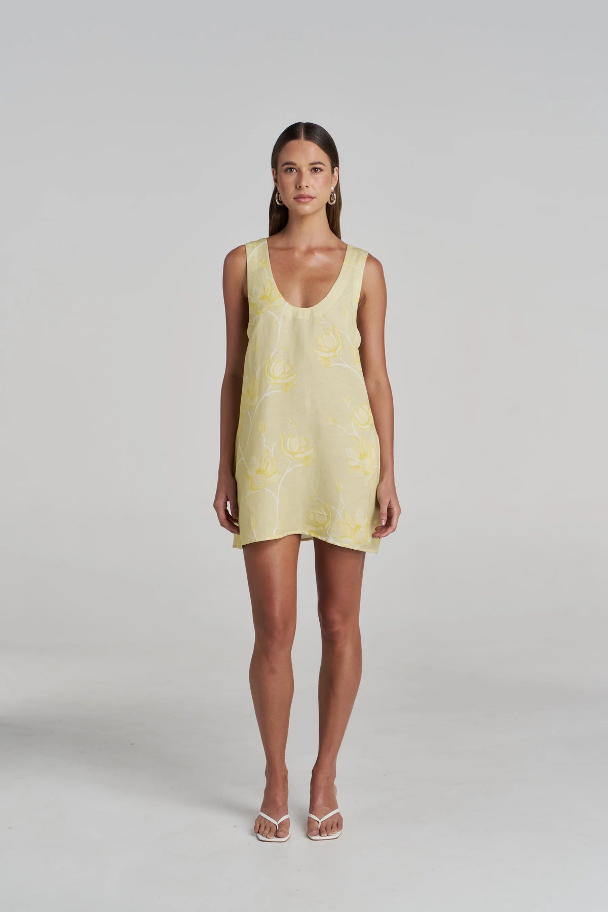 SUMMI SUMMI Flora Mini Dress MAGNOLIA