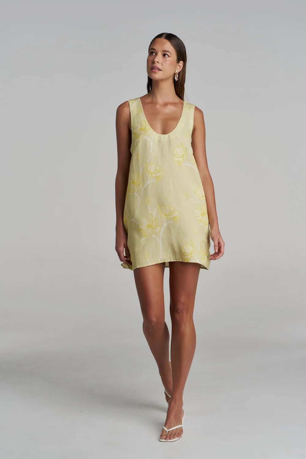 SUMMI SUMMI Flora Mini Dress MAGNOLIA