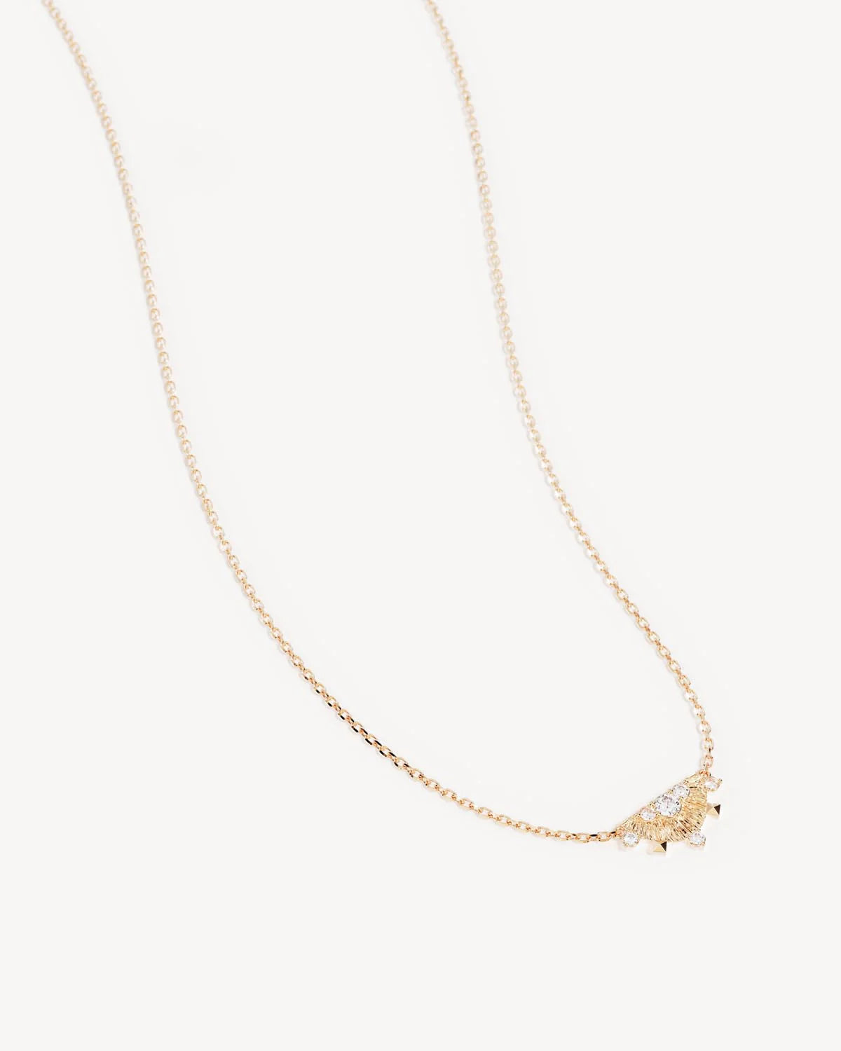 By Charlotte Lotus Rain Necklace GOLD