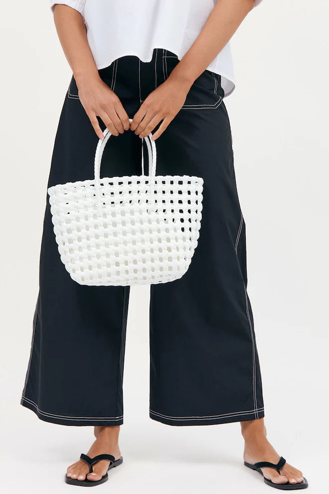 AD Picnic Basket Small WHITE