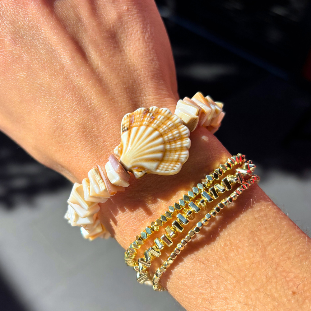 HEI TAI Pantai Bracelet FAN SHELL SAND