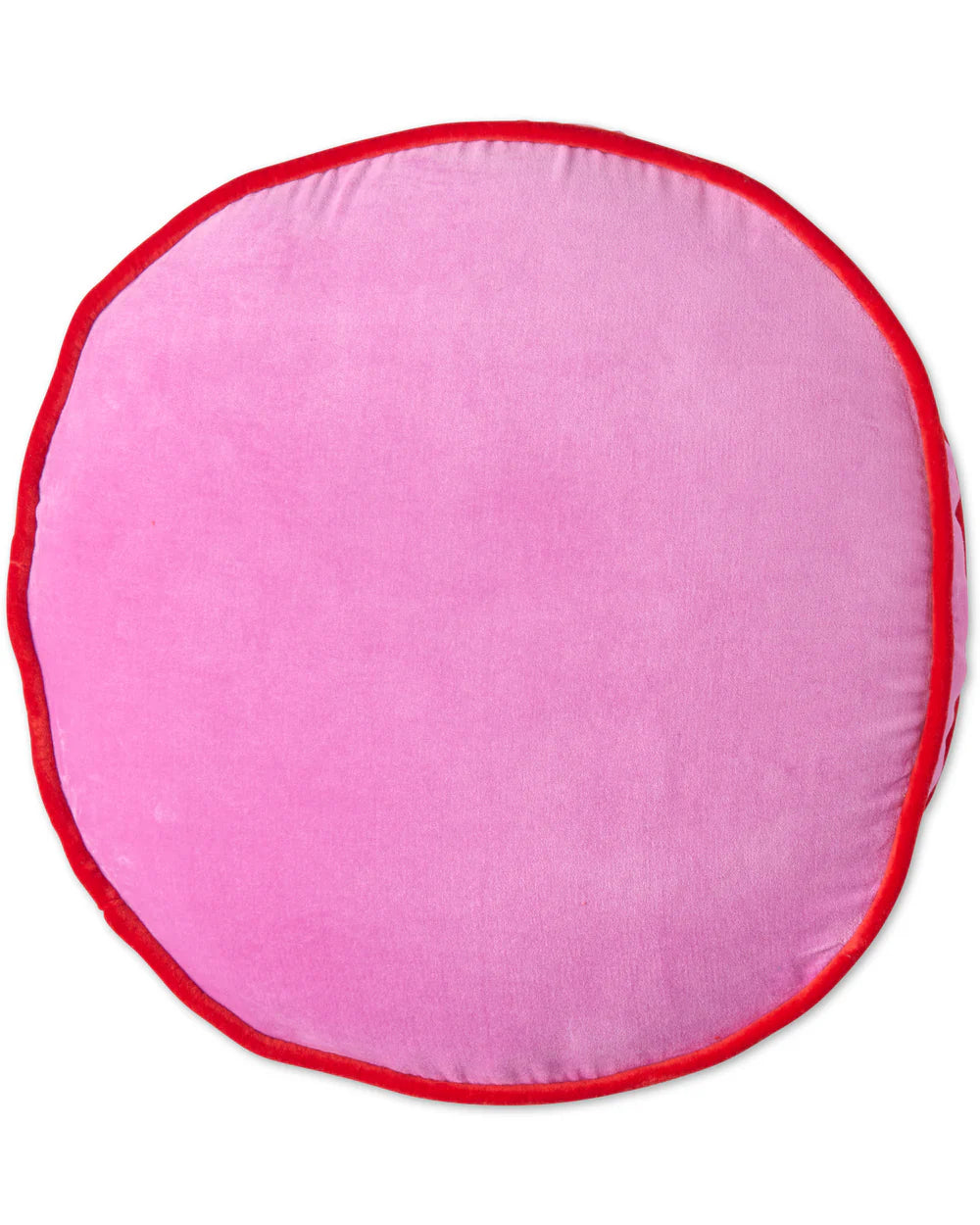 KIP & CO Velvet Pea Cushion PINK AMBITION